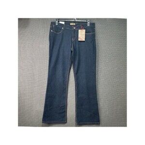 Paris Blues Women's Vintage Y2K Dark Wash Bootcut Jeans Size 15